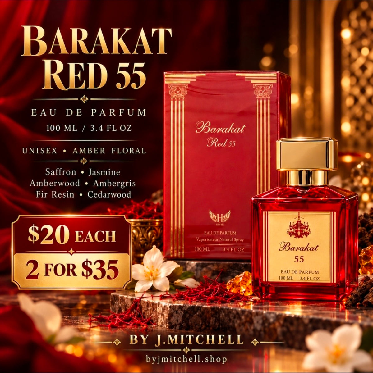 Barakat Red 55 Eau de Parfum product image