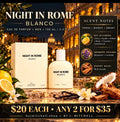 Night in Rome Blanco Eau de Parfum for Men notes and $20 promotion