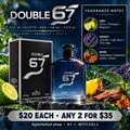 Double 67 EDT for Men with citrus, pineapple, bergamot, lavender, clary sage, cedar, amber and vetiver notes