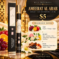 Ameerat Al Arab 35 ml travel spray with fragrance notes, $5, by J. Mitchell