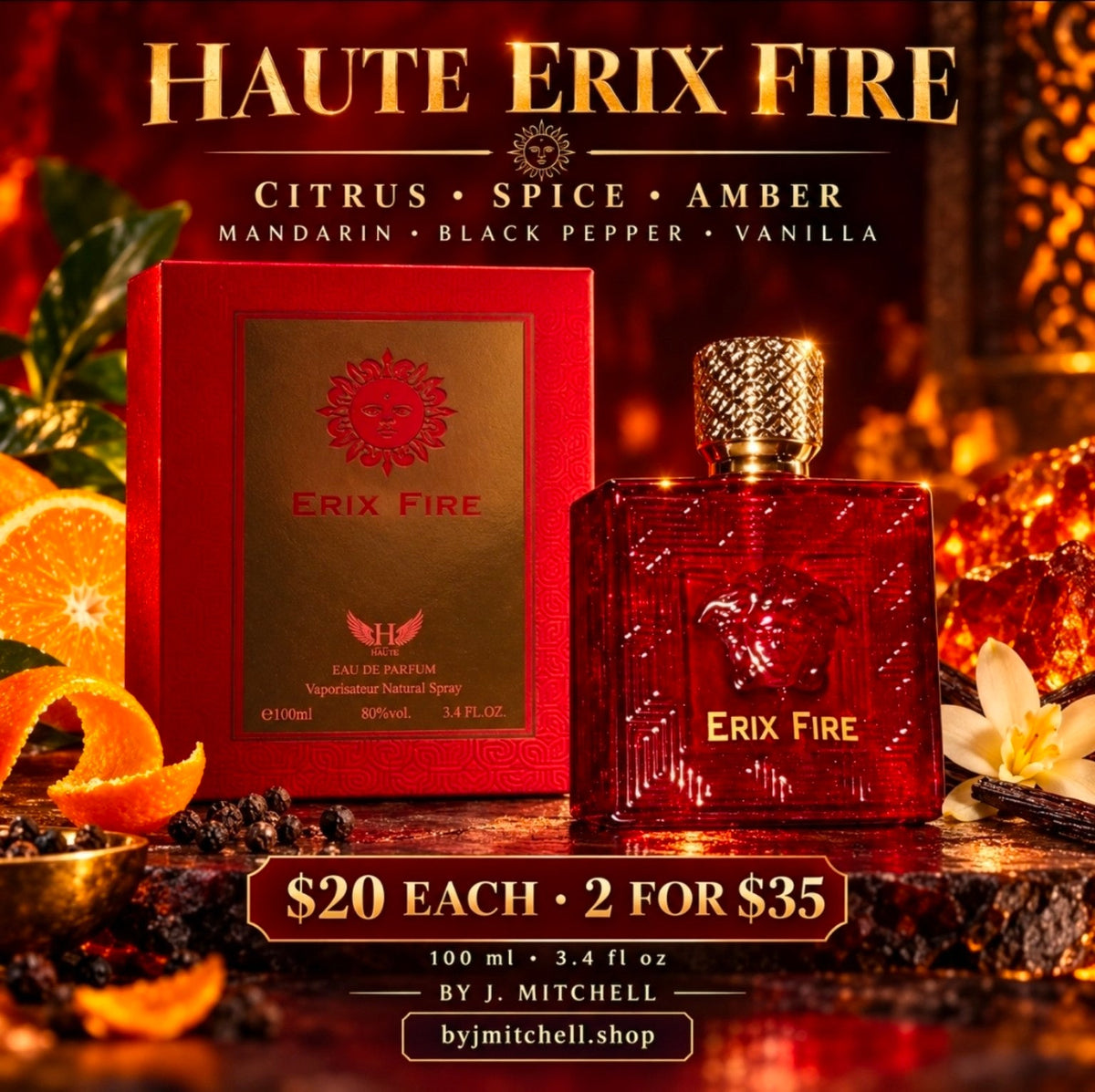 Haute Erix Fire Eau de Parfum product image
