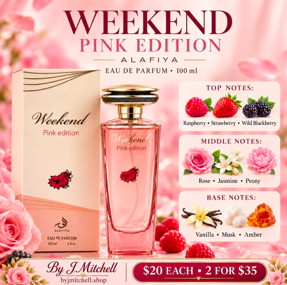 Weekend Pink Edition Eau de Parfum 100 ml