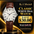 Classic White Dial Watch