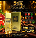 24K Gold Gold Standard fragrance advertisement by J. Mitchell