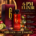 6 PM Elixir Eau de Parfum notes and By J. Mitchell offer
