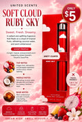 Soft Cloud Ruby Sky