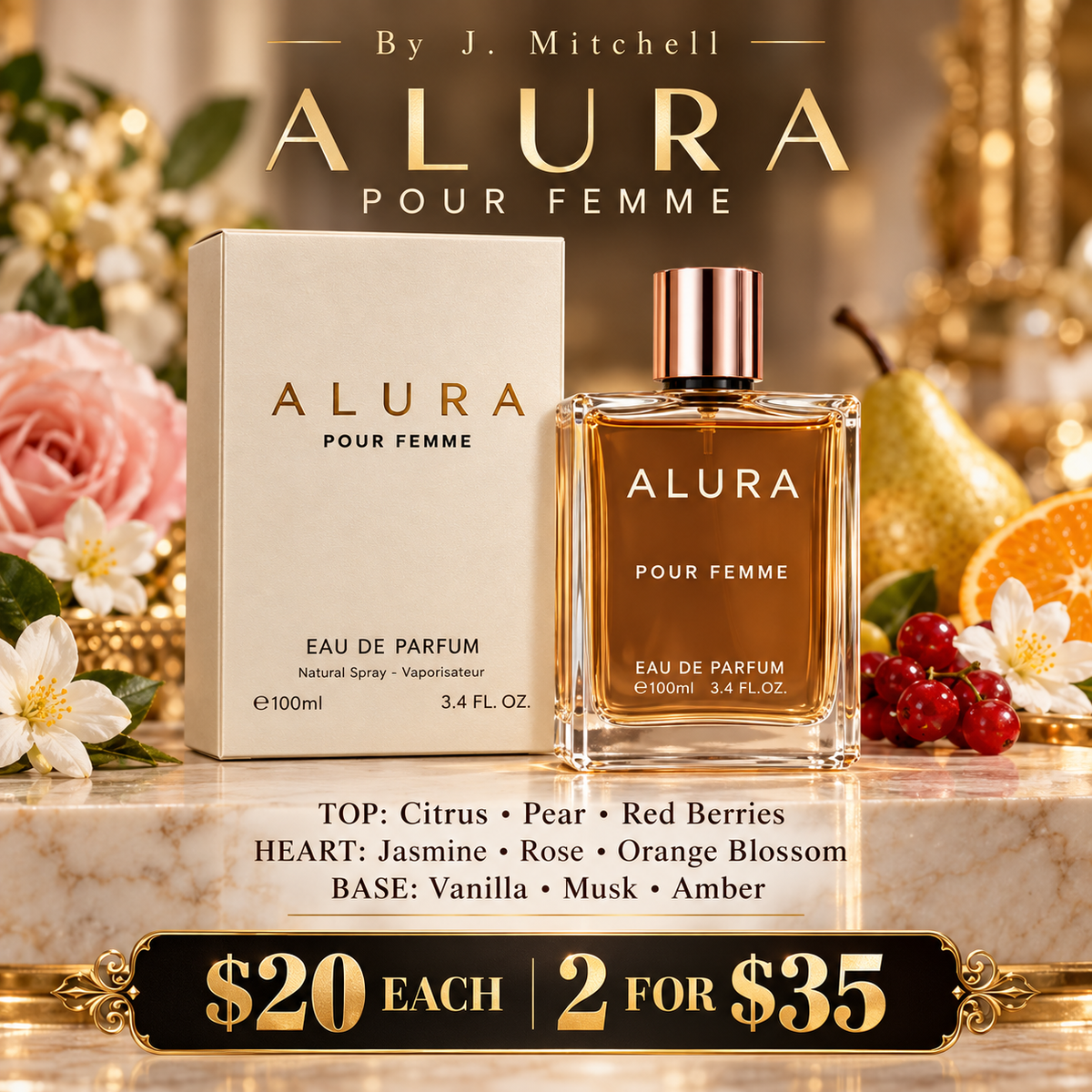 Alura Pour Femme promotional fragrance image