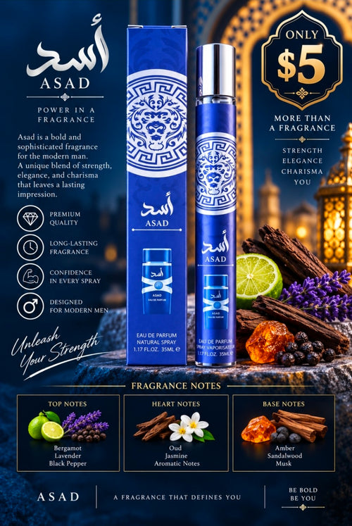 Asad Blue Eau de Parfum 35 mL