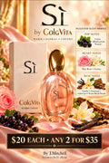ColgVita Sì 100 mL fragrance with suggested scent profile, $20 each or any 2 for $35, By J.Mitchell