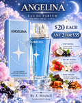 Angelina Eau de Parfum by EBC Fragrances, notes and $20 or any 2 for $35 offer