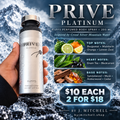RiiFFS Prive Platinum 200 ml body spray with notes and $10 each or 2 for $18 offer