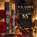 V.V. LOVE Faheo Eau de Toilette 35 ml travel spray with fragrance notes and $5 price