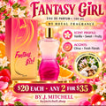 Fantasy Girl Eau de Parfum by Royal Fragrance, 100 mL, with sweet fruity vanilla and floral scent profile