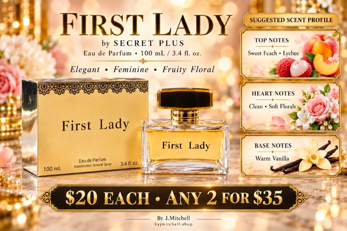 First Lady by Secret Plus 100mL — suggested scent profile — By J.Mitchell