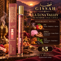 Gissah La Luna Valley 35 ml travel spray with fragrance notes