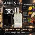 Guides Men Eau de Toilette fragrance notes with By J. Mitchell store offer