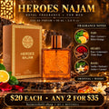 Heroes Najam fragrance notes, men's Eau de Parfum 90 ml