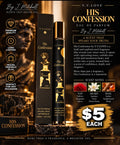 His Confession black travel fragrance by J. Mitchell