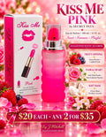 Kiss Me Pink by Secret Plus, suggested scent accords, $20 each or any 2 for $35, By J.Mitchell