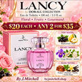 Lancy by Dorall Collection notes, price offer, and By J.Mitchell branding