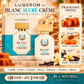 Luxerom Co. Blanc Sucré Crème EDP with fragrance notes and By J. Mitchell offer