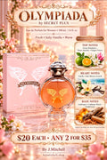 Olympiada by Secret Plus 100mL with suggested scent notes and By J.Mitchell pricing