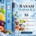 Rasasi Hawas Ice 35 ml travel spray with fragrance notes, $5, By J. Mitchell