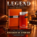 Legend by By J. Mitchell, timeless refined confident eau de parfum for men, 100ml