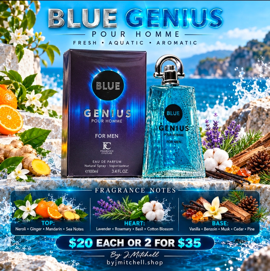 Blue Genius Pour Homme