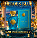 Heroes Blue by By J. Mitchell, fresh powerful eau de parfum for men
