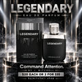 Legendary by EBC Collection, commanding eau de parfum for men, 100ml
