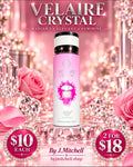 Velaire Crystal by EBC Collection, radiant elegant feminine perfumed body spray