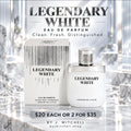Legendary White by EBC Collection, clean fresh distinguished eau de parfum for men, 100ml