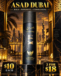 Asad Dubai by Millionaire, bold long-lasting perfumed body spray for men, 200ml