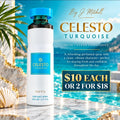 Celesto Turquoise by RiiFFS, fresh clean perfumed spray for men, 200ml
