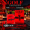 Golf Limited Red by By J. Mitchell, bold exclusive eau de toilette for men, 100ml
