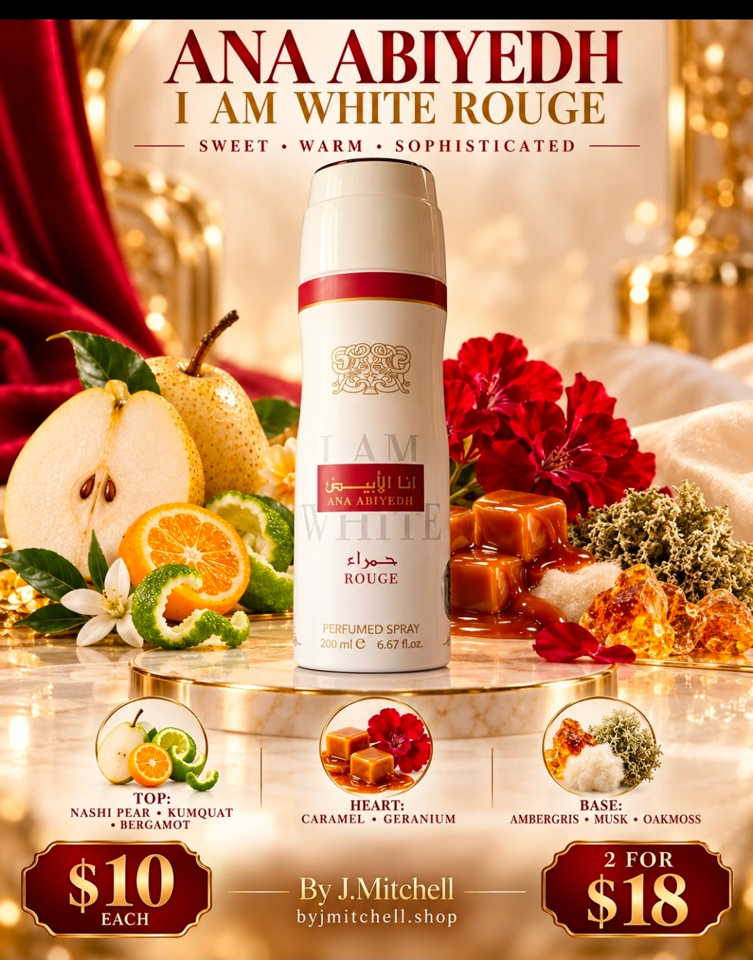 Ana Abiyedh I Am White Rouge