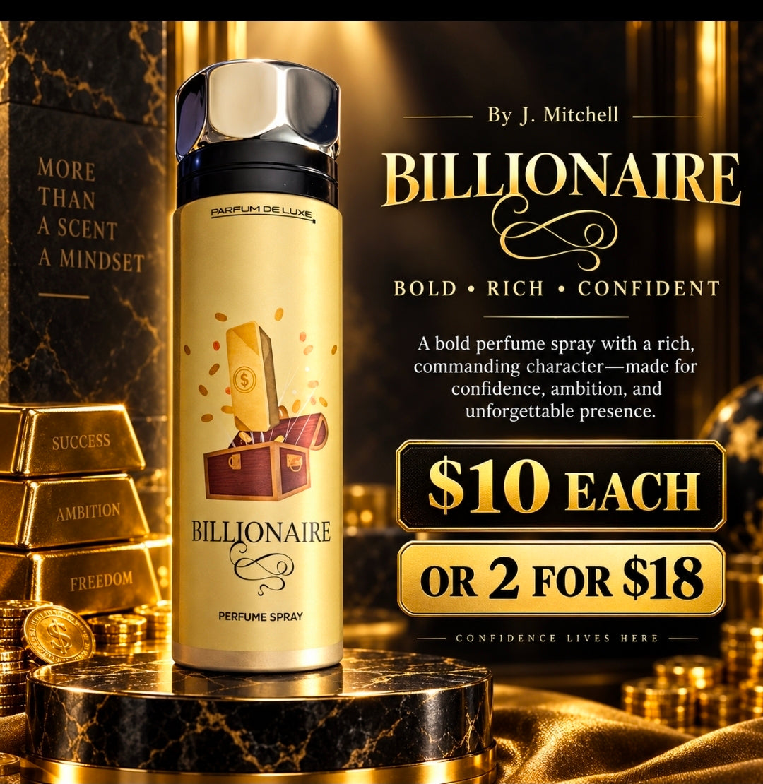 Billionaire by Parfum De Luxe, bold rich perfume spray for men