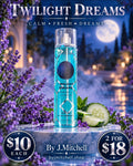 Twilight Dreams by By J. Mitchell, calm dreamy lavender and cucumber body mist, 237ml