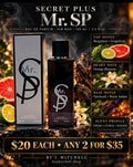 Secret Plus Mr. SP Eau de Parfum for Men with fragrance notes