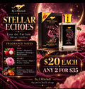 Stellar Echoes Eau de Parfum with fragrance notes and By J.Mitchell pricing