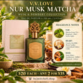 V.V.LOVE Nur Musk Matcha EDP with fragrance notes